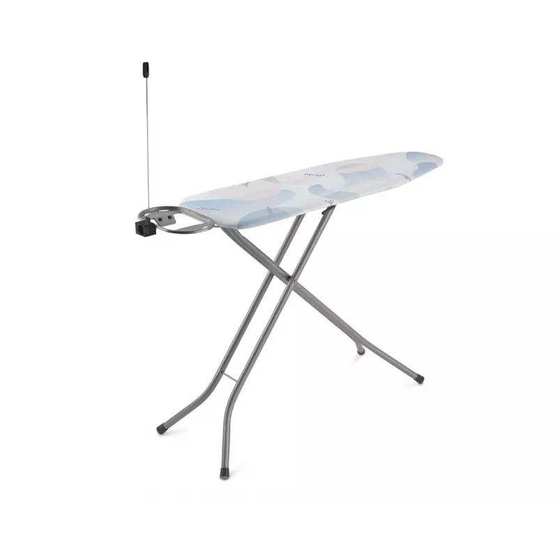 Bügelbrett in voller Größe VILEDA Bravo Plus 143032 — höhenverstellbar 80–97 cm, Bügelfläche 380×1200 mm, Stahlmesh-Tischplatte
