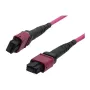 LWL-MTP-Female Patchkabel OM4 LowLoss(ELite), 12 Fasern, Typ B gekreuzt, heather violet, 15 m, Synergy 21 (S216792)