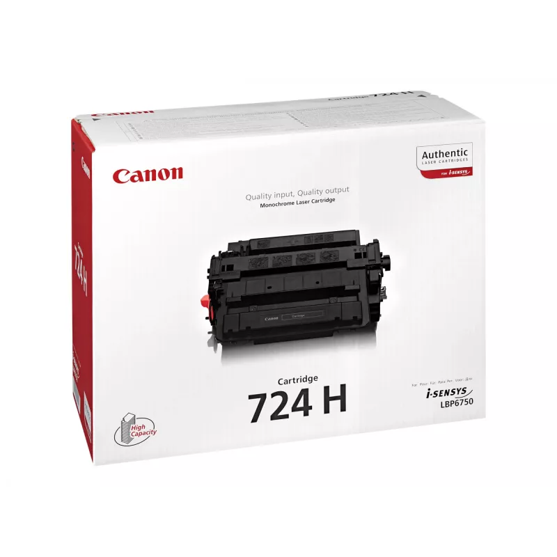 Canon CRG-724H Tonerkartusche, 1 Stk., Original, Schwarz