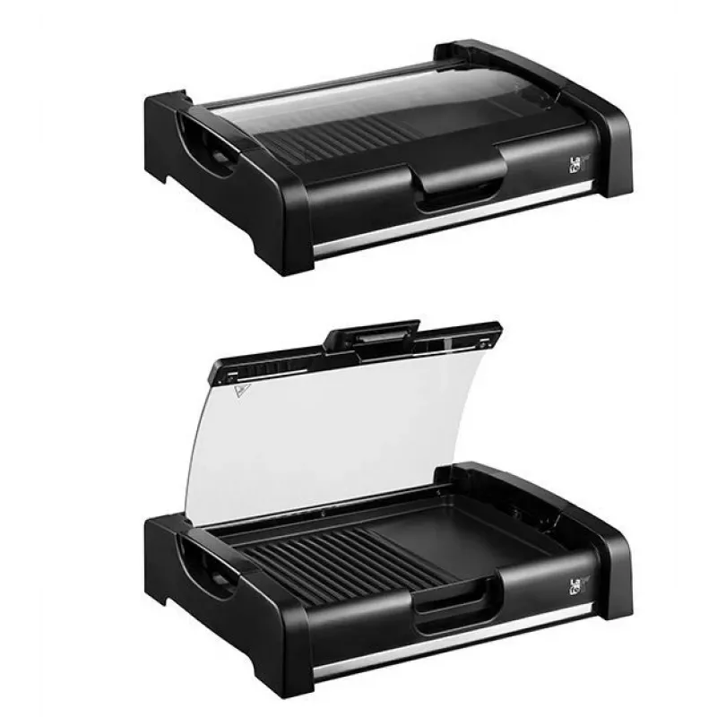 Lafe GRL-003 Elektrischer Kontaktgrill mit Deckel, 1650 W