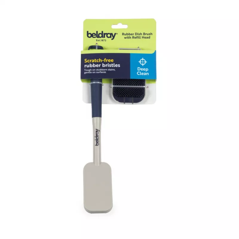 Spülbürste Beldray LA032814FEU7 Deep Clean Gummi, Gummiborsten, ergonomischer Griff