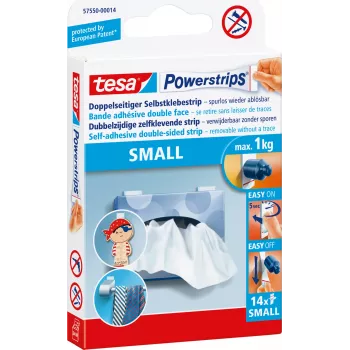 Powerstrips TESA 57550-00014-00 Weiß 14 Stück