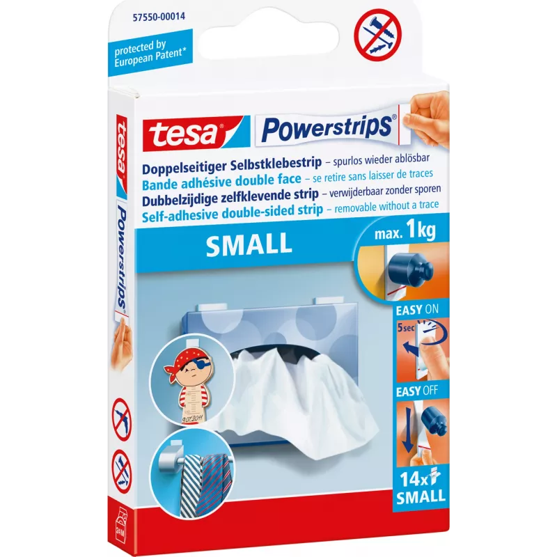 Powerstrips TESA 57550-00014-00 Weiß 14 Stück