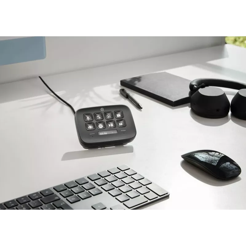 Hardware Stream Deck Elgato Neo schwarz 10GBJ9911 — anpassbare Tasten für Shortcuts und Makros