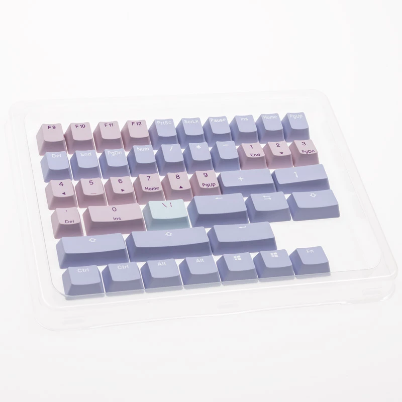 Tastenkappen-Set Ducky Macaron PBT Doubleshot 133 Tasten für mechanische Tastaturen, Ducky DCA132-USMACOEPD1