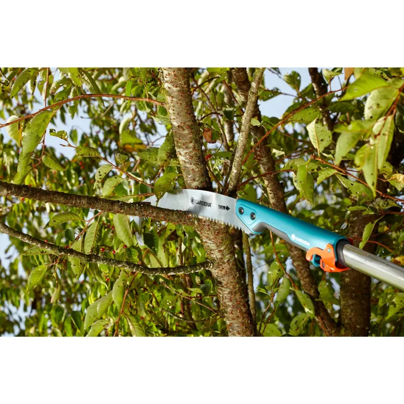 combisystem Gartensäge 300 P gebogen türkis Teleskop-combisystem-Stiel