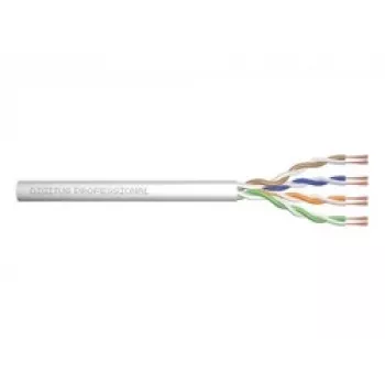 Netzwerkkabel Digitus CAT 6A U/UTP Twisted-Pair-Patchkabel lose 100 m Grau