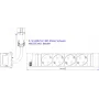 Steckdosenleiste Bachmann 916.054 mit 4x CEE7/3-Steckdosen, Aluminiumgehäuse, 0,20 m Kabel