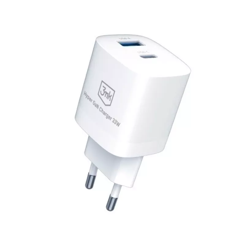 Ladegerät 33W GaN PD 1xUSB-A+1xUSB-A