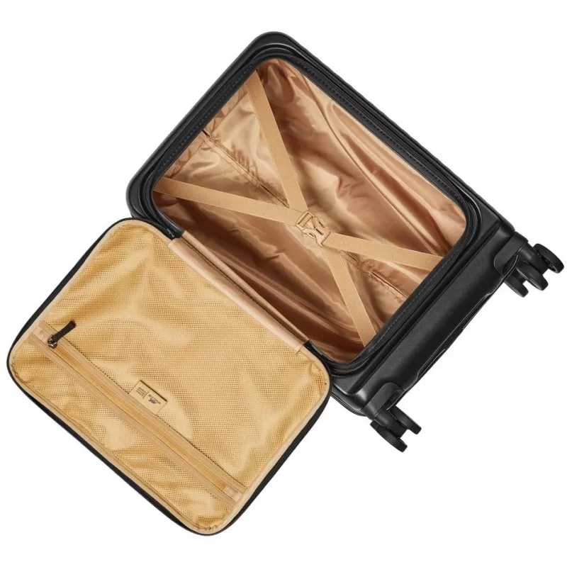 Kabinenkoffer Rivacase 8180 Clark ECO – Handgepäck, Hartschale, schwarz