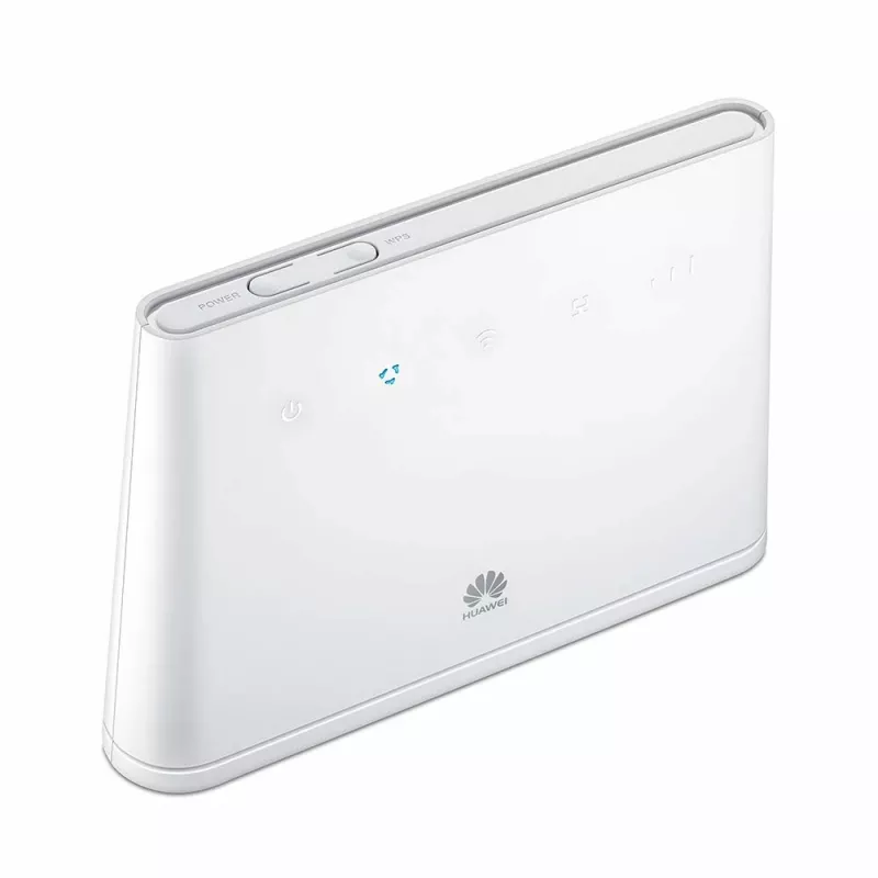 Tischrouter HUAWEI B311-221 Single-Band 2,4 GHz Wi‑Fi 4 (802.11n), Gigabit Ethernet, 4G LTE, SIM-Slot, RJ-11, 12V 1A, weiß