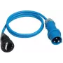Stromadapterkabel AS Schwabe 1,5 m H07RN-F 3G2,5 mit CEE 16A-Stecker und Schukokupplung 250V