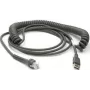 Datalogic USB-Kabel USB-Kabel, Typ-A, spiralförmig, 3,6m (CAB-467)