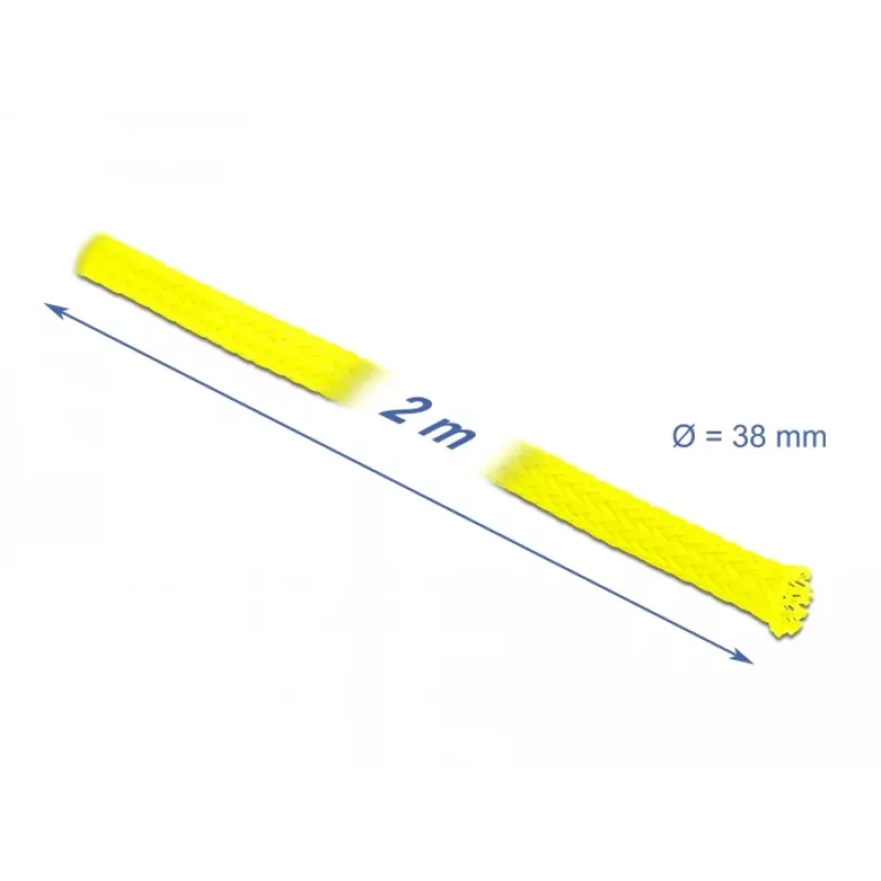 Kabelmantel DeLOCK 20755 Gelb