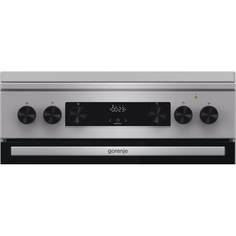 Gorenje GKS6C71XF Freistehender Herd mit Backofen Silber