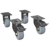 Rack-Lenkrollen Zebra CS-RAC-WHEEL für 30–60-Positionen-Serverracks — Set für Rack-Mobilität
