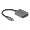 DeLOCK USB Typ-C Kartenleser Aluminium SD Micro SD 5000 Mbit/s