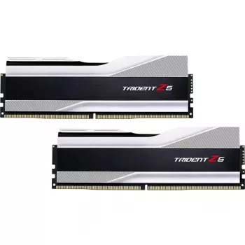 DIMM 64 GB DDR5-6000 (2x 32 GB) Dual-Kit, Arbeitsspeicher Silber, F5-6000J3238G32GX2-TZ5S, Trident Z5, INTEL XMP