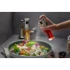 GEFU NEVA Öl-/Essigspender 0,1 l Flasche Glas, Kunststoff, Edelstahl Edelstahl, Transparent