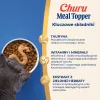 INABA Churu Meal Topper Thunfisch mit Jakobsmuschel – Nassfutterbeutel für Katzen, 4 x 14 g