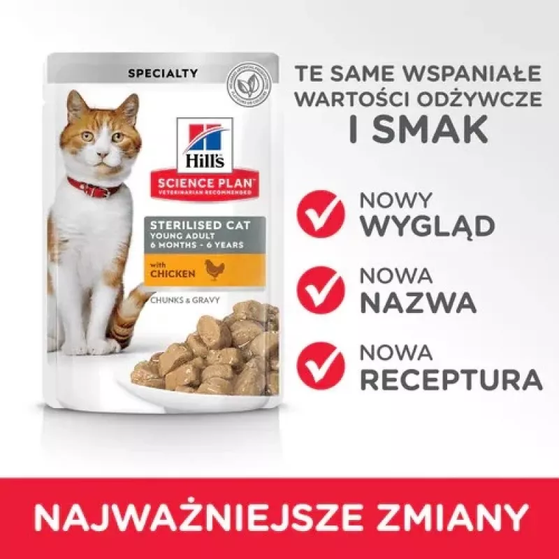 HILL'S Science Plan Adult mit Huhn - Nassfutter für Katzen - 85 g
