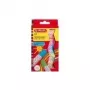Herlitz Kreide 8856502 — Weiße eckige Kreide, 36 Stück, papierumwickelt, ungespitzt