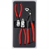 Knipex Zangenset Power-Pack, 3-teilig, poliert, Kunststoff