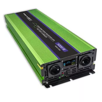 Qoltec Monolith power adapter/inverter Auto 5000 W Grün