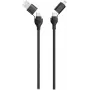 USB-Kabel 2GO 797369 1,2 m USB-A/USB-C USB-C/Lightning Schwarz