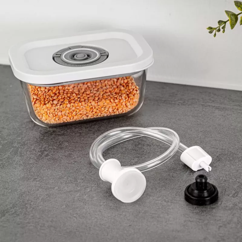 Rommelsbacher Vakuumierer Glasbehälter-Set VCG 1, 3-teilig (350 ml, 670 ml, 1100 ml), transparent