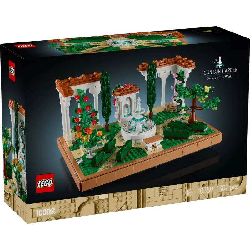 LEGO ICONS 10359 Springbrunnen-Garten