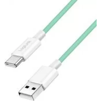 LogiLink USB 2.0 Typ-C Kabel C/M auf A/M 60W grün 1.5 m