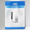 Vention USB 3.0 Stecker auf USB-C Buchse Adapter Grau Aluminiumlegierung Typ