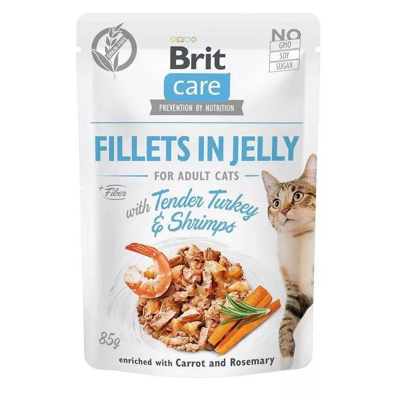 Nassfutterbeutel für Katzen Brit Care FJ Flavour Box in Gelee 12 x 85 g