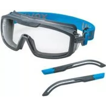 Sicherheitsbrille Uvex i-guard+kit Polycarbonat Blau Grau Transparent