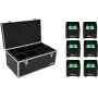 EUROLITE TL-4 LED Traversenlicht Set mit 6 Stück und Flightcase