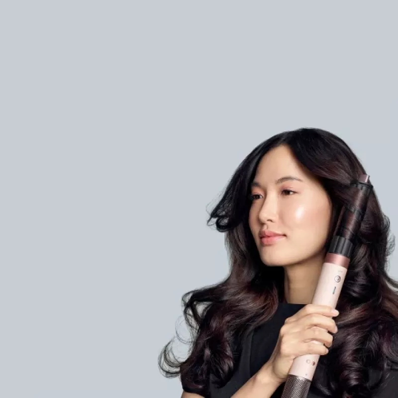 Airwrap Co-anda2x Straight + Wavy, Multistyler creme/roségold, Bluetooth, 1.700 Watt