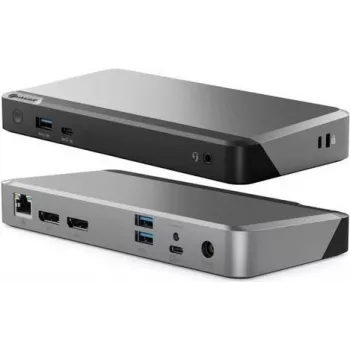 ALOGIC MX2 - Dockingstation - USB-C - 2 x DP - 1GbE - 135 Watt (DUPRMX2-100)