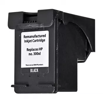 Superbulk kompatible Tintenpatrone für HP 300XL CC641, Schwarz, pigmentbasierte Tinte, Standardreichweite, 1 Stück