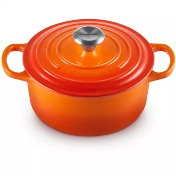 Le Creuset Signature Bräter rund 18 cm vulkanisch