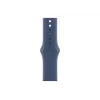 Apple Watch S10 Aluminium Cellular 42mm Silber (Sportarmband Denim) S/M