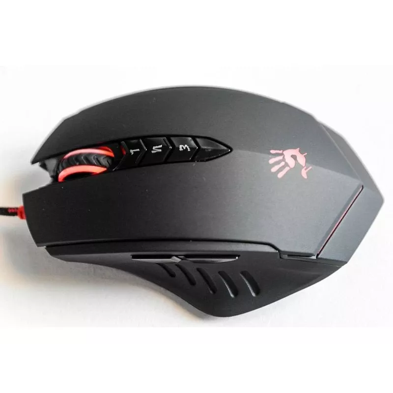 Gaming-Maus A4Tech Bloody V8m — 3200 DPI, 8 Tasten, V-Track optisch, USB Typ-A, schwarz