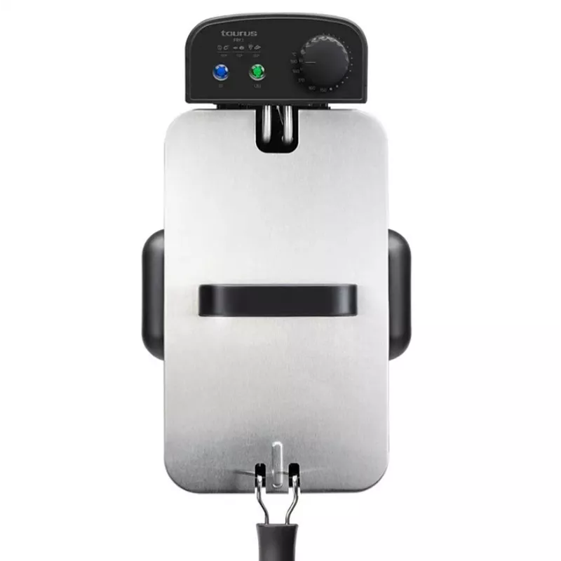 Fritteuse Taurus Fry 3 Single – 3 L Kapazität, 2000 W, Edelstahl, einstellbarer Thermostat 150–190°C