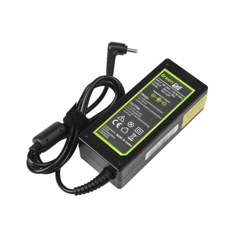 Netzteil Grün Cell AD123P 65 W 20 V 3,25 A für Lenovo, für den Innenbereich, schwarz, 2 m Kabel