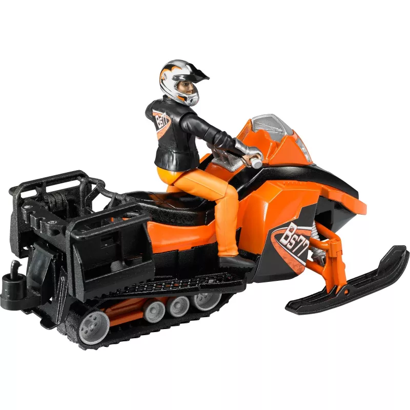 Bruder Snowmobile mit Fahrer