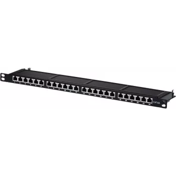 Patch Panel Helos 134334 0.5U Gigabit Ethernet Grau