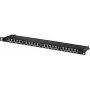 Patch Panel Helos 134334 0.5U Gigabit Ethernet Grau
