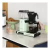 Filterkaffeemaschine MOCCAMASTER KBG Select — 1,25 l Wassertank, Kapazität für 10 Tassen, Edelstahl, pastellgrün