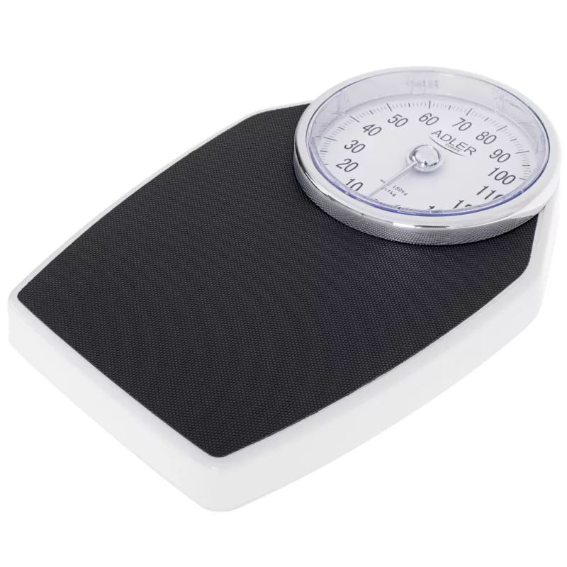 Adler | Mechanische Personenwaage | AD 8177 | Maximale Belastung (Kapazität) 150 kg | Genauigkeit 1000 g | Schwarz