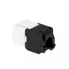 LogiLink NK4066 Keystone Module Flach Schwarz Weiß RJ-45